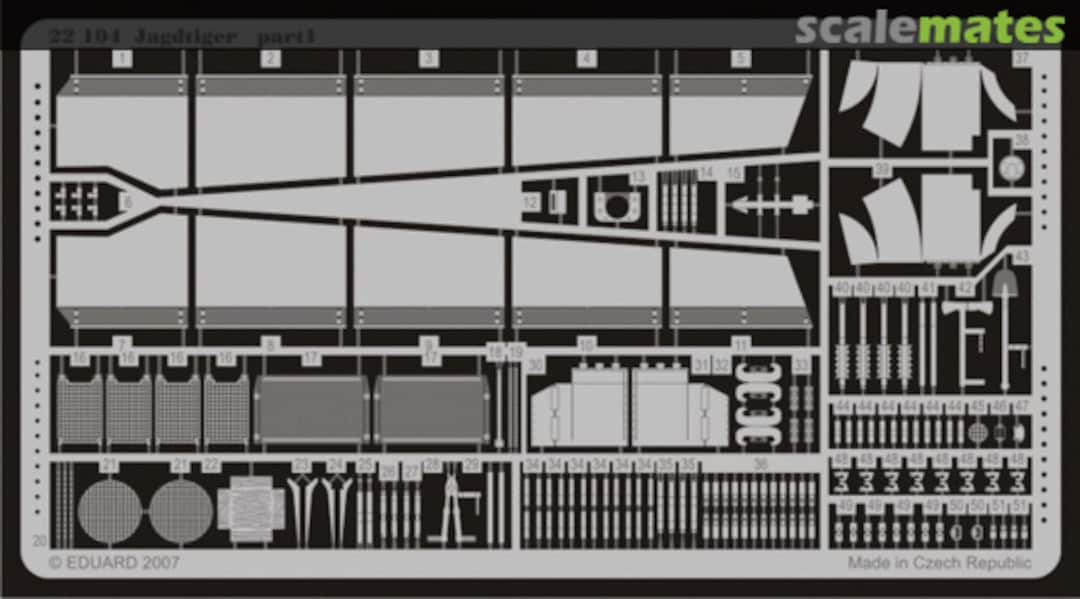 Boxart Jagdtiger 22104 Eduard