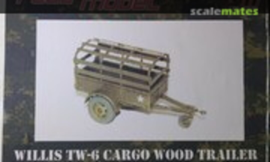 Willys TW-6 Cargo Wood Trailer  (Real Model 35066)