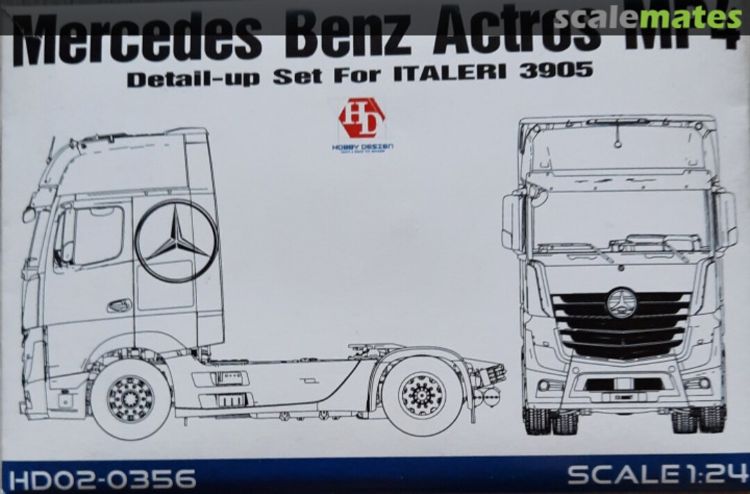 Boxart Mercedes Benz Actros MP4 HD02-0356 Hobby Design