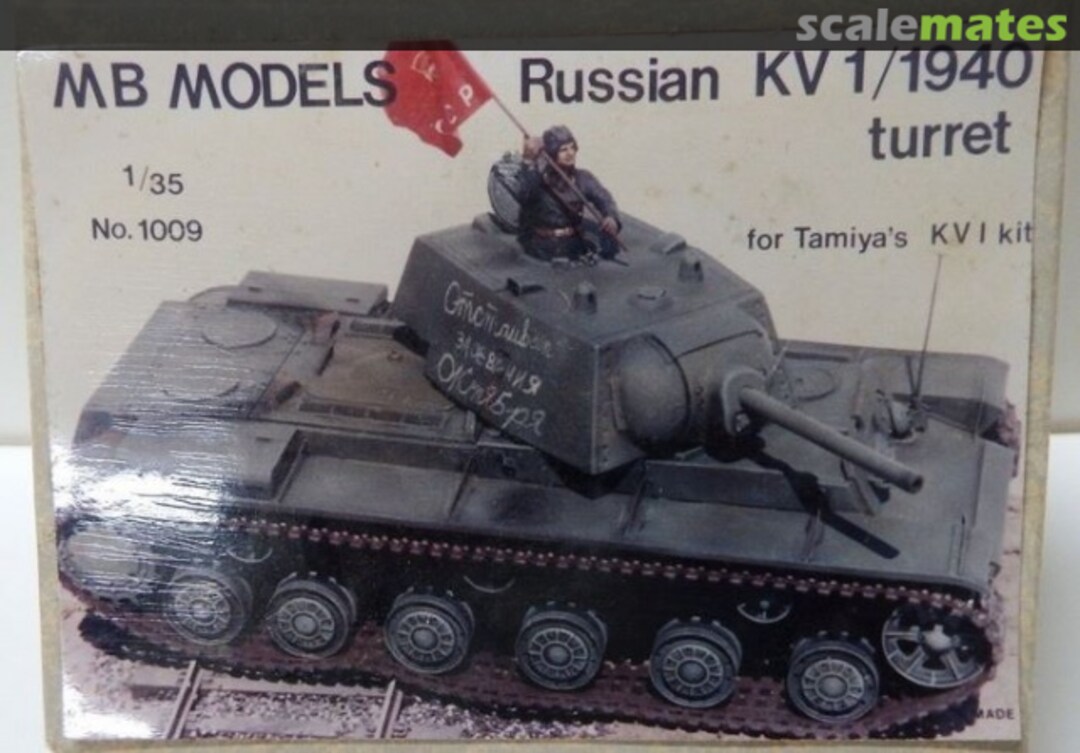 Boxart Russian KV-1/1940 Turret 1009 MB Models