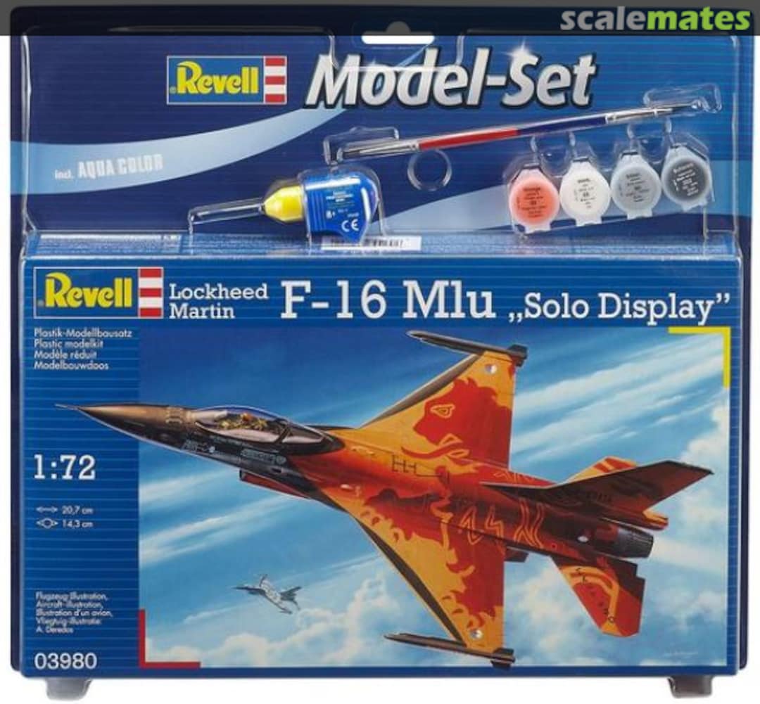 Boxart Lockheed Martin F-16 Mlu "Solo Display" 63980 Revell