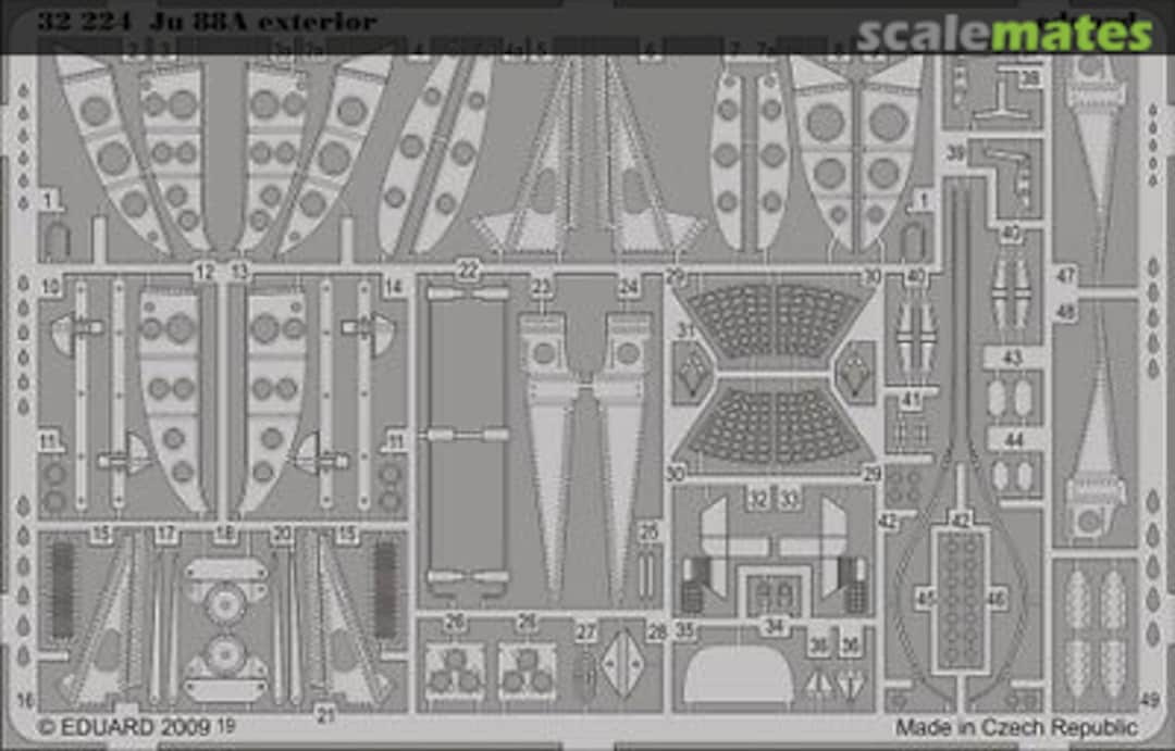 Boxart Ju 88A exterior 32224 Eduard