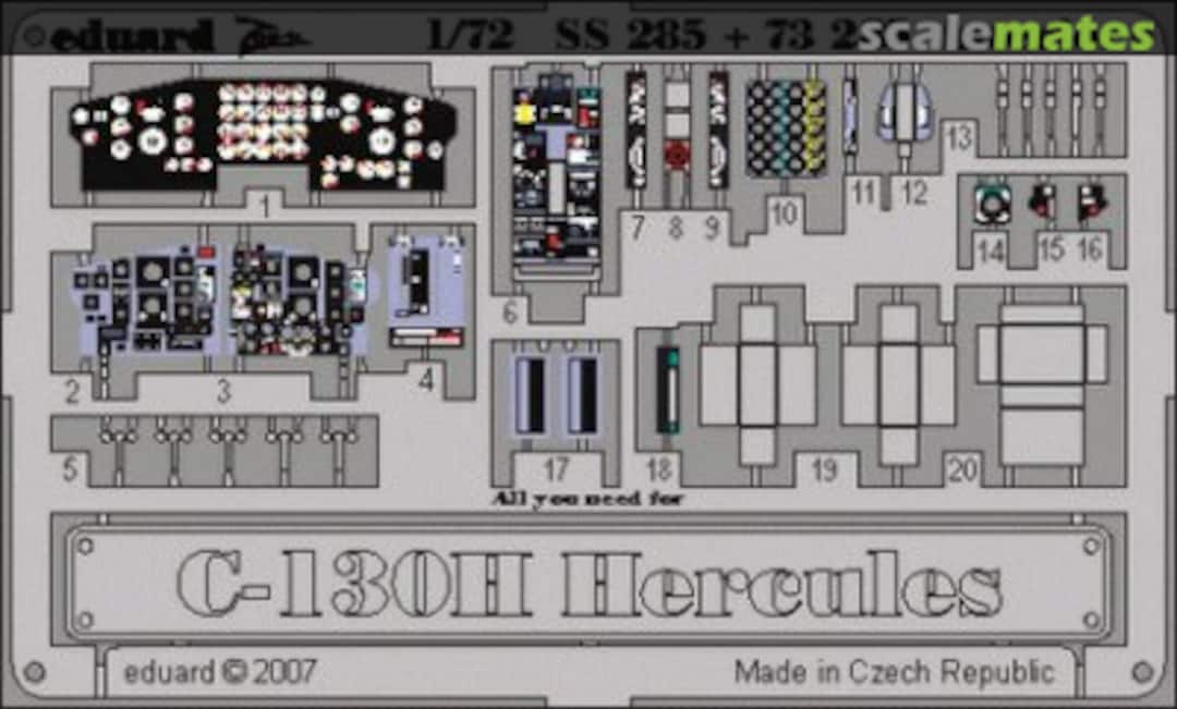 Boxart C-130H interior SS285 Eduard