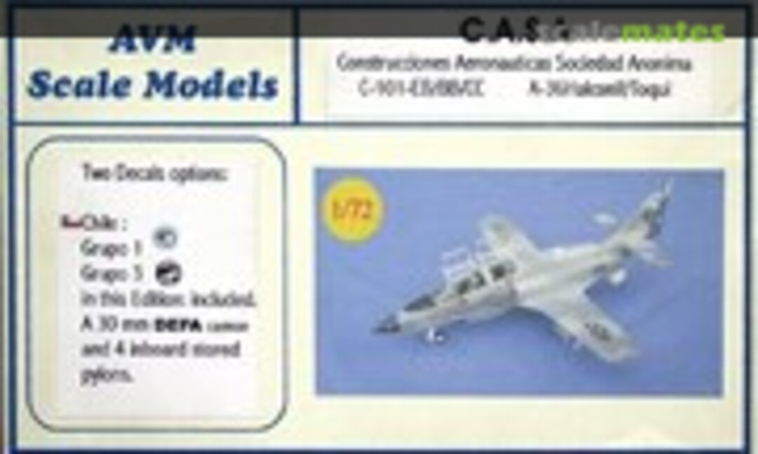 1:72 C-101-EB/BB/CC - A-36 Halcon II / Toqui (AVM Scale Models )