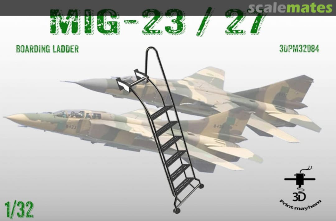 Boxart MiG-23 / 27 Boarding ladder 3DPM32084 3D Print Mayhem