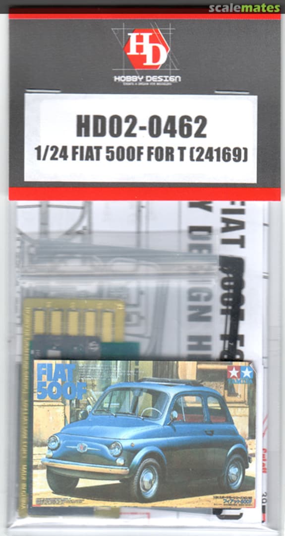 Boxart Fiat 500F Detail Set HD02-0462 Hobby Design