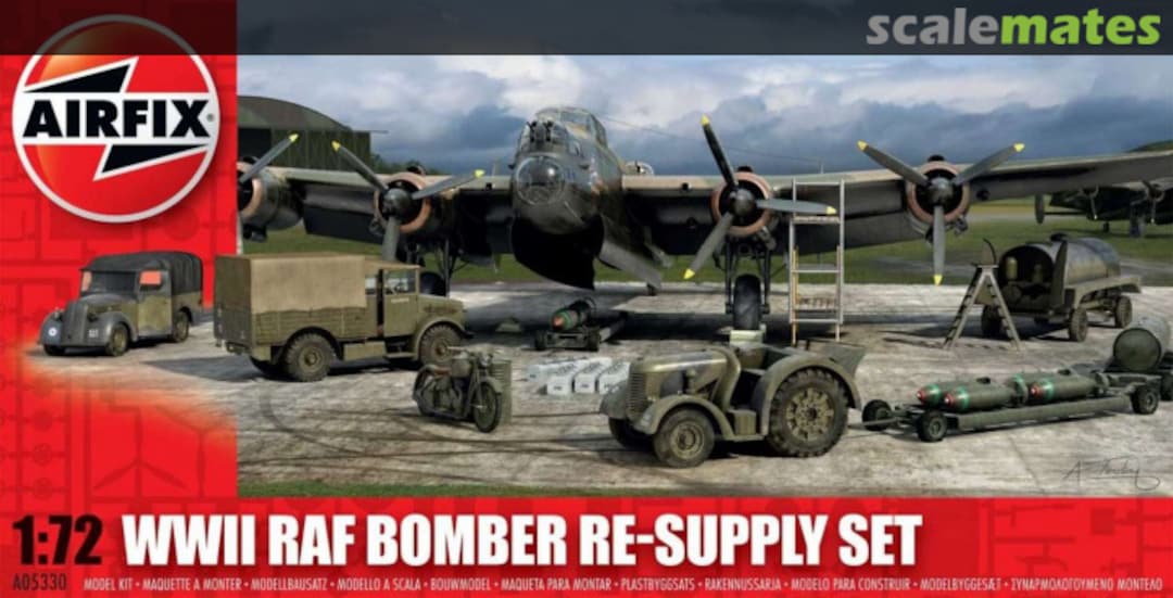 Boxart WWII RAF Bomber Re-Supply Set A05330 Airfix