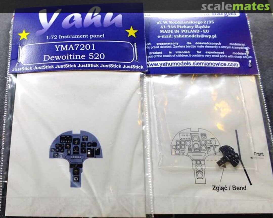 Boxart Dewoitine D.520 YMA7201 Yahu Models