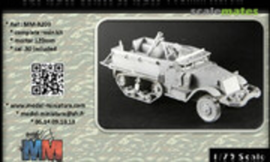 1:72 Israeli Halftrack 120 mm Mortar (Model Miniature MM-R200)