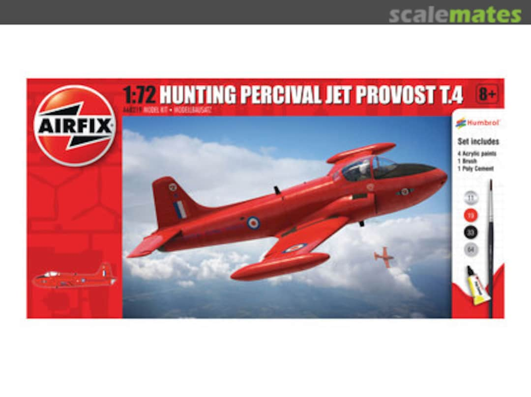 Boxart Hunting Percival Jet Provost T.4 A68219 Airfix