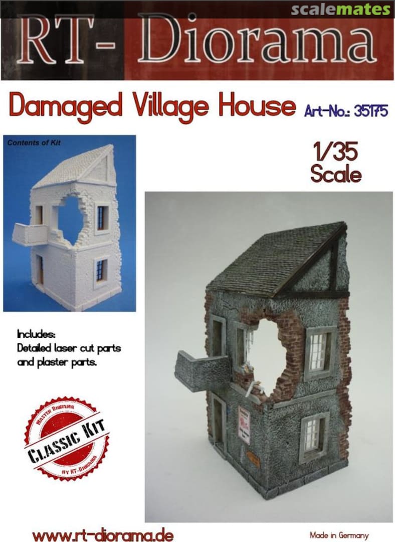 Boxart Damaged Village House 35175 RT-Diorama