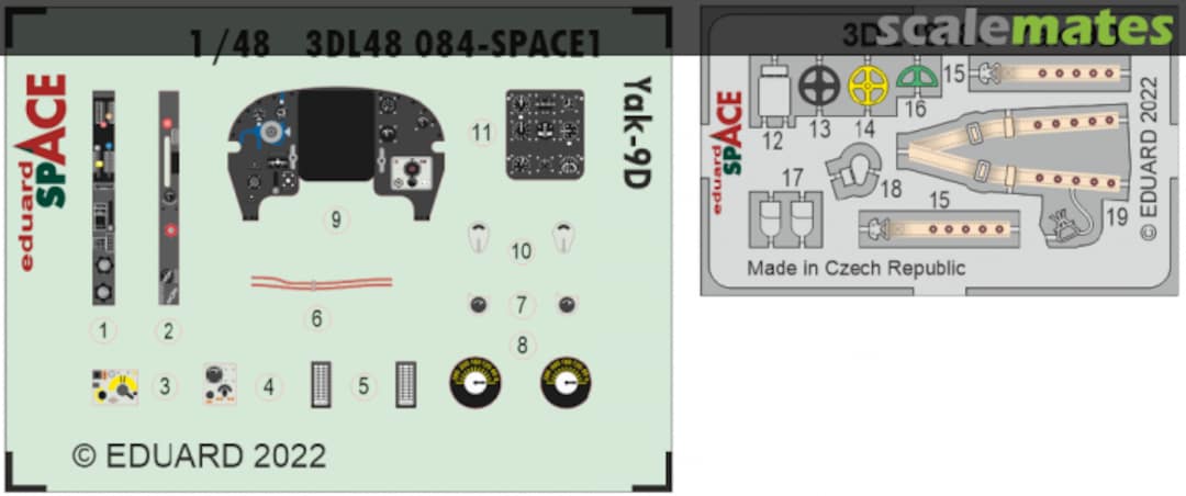 Boxart Yak-9D 3DL48084 Eduard
