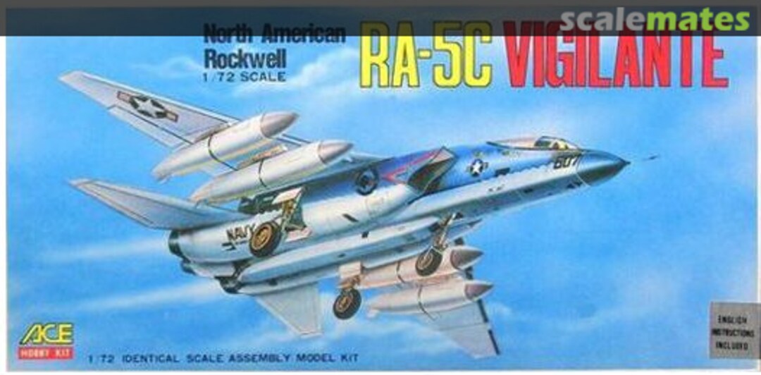 Boxart RA-5C Vigilante 1033 ACE Hobby Kit