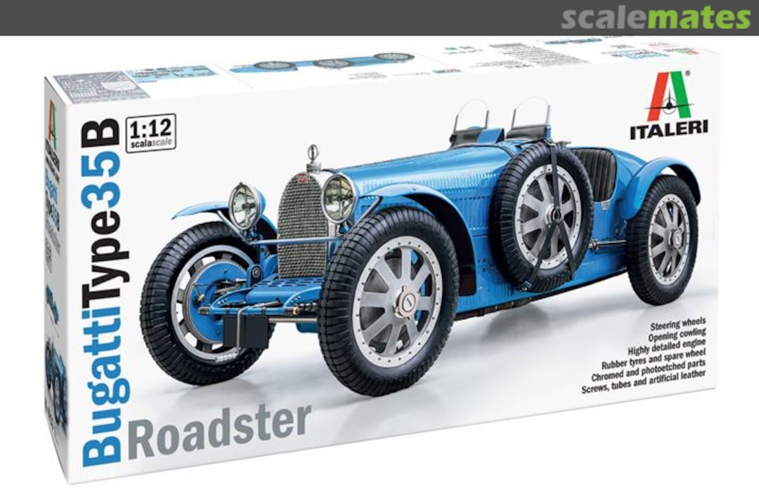 Boxart Bugatti Type 35B 4713 Italeri