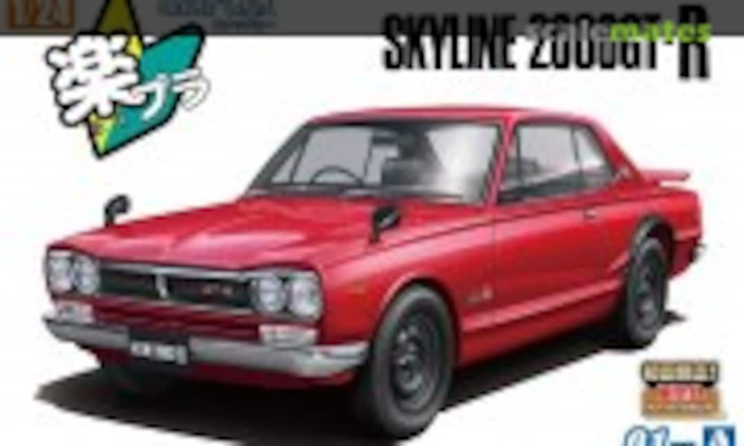 1:24 KPGC10 Skyline HT 2000GT-R 1970 Red (Aoshima 065914)