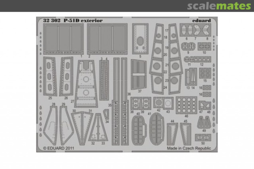 Boxart P-51D exterior 32302 Eduard