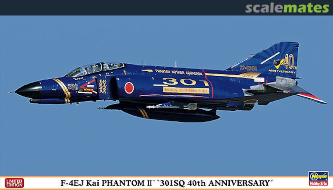 Boxart F-4EJ Kai Phantom II '301SQ 40th ANNIVERSARY' 02079 Hasegawa