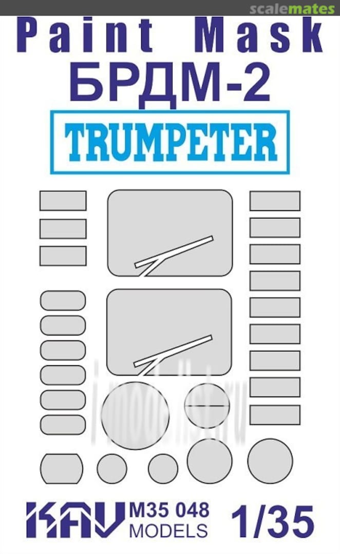 Boxart Paint mask for BRDM-2 KAV M35 048 KAV models
