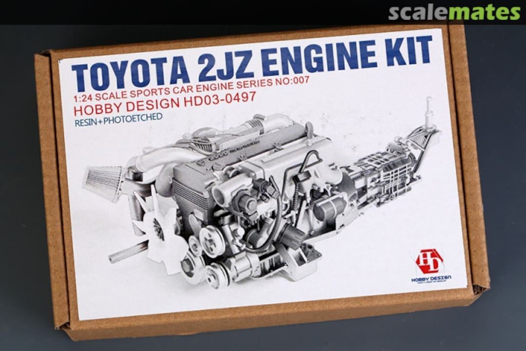 Boxart Toyota 2JZ Engine Kit HD03-0497 Hobby Design