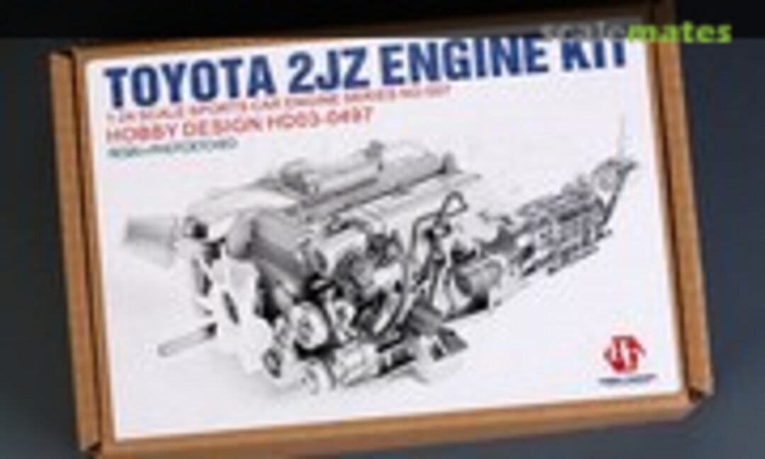 1:24 Toyota 2JZ Engine Kit (Hobby Design HD03-0497)