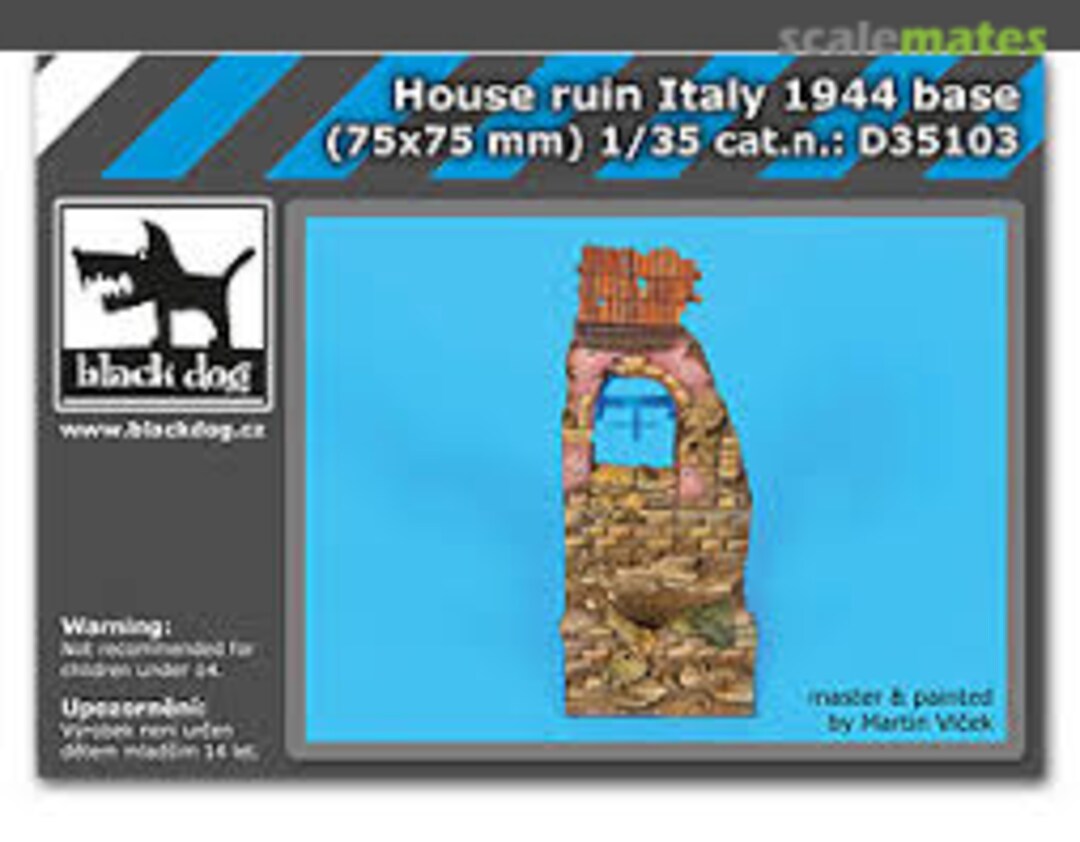 Boxart House ruin Italy 1944 base D35103 Black Dog