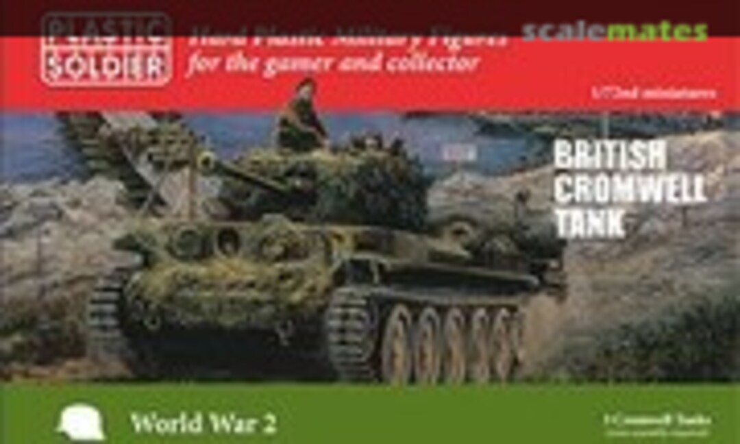 1:72 British Cromwell Tank (Plastic Soldier WW2V20027)