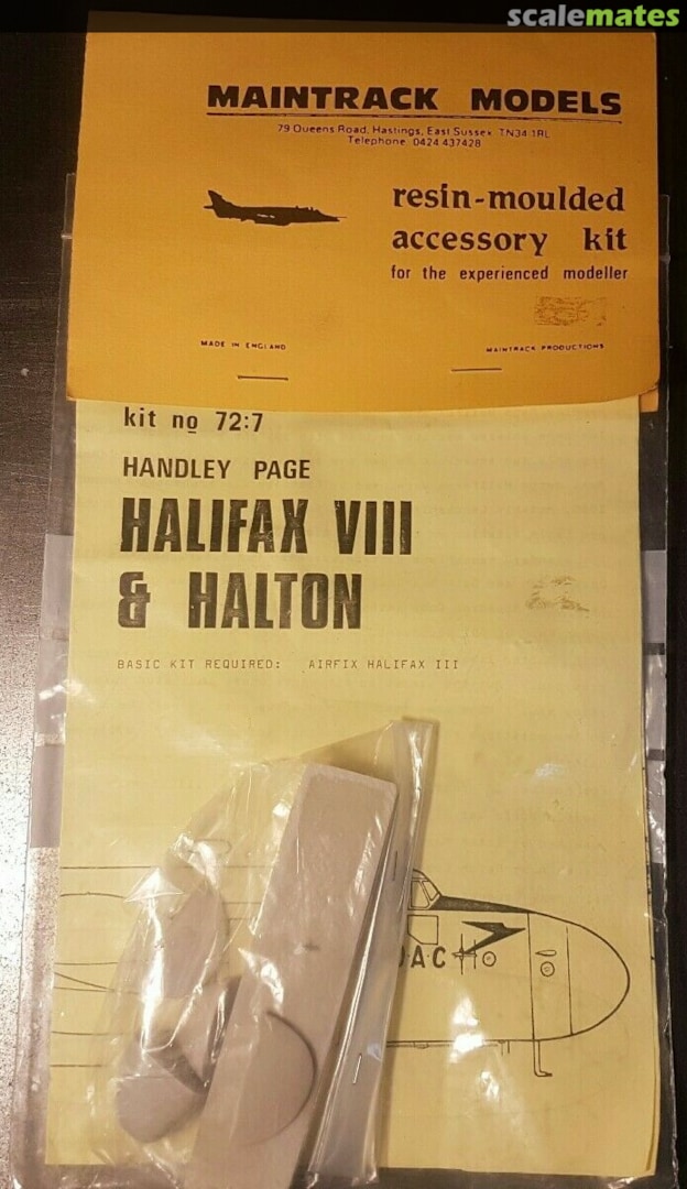 Boxart Handley Page Halifax VIII & Halton 72:7 Maintrack Models