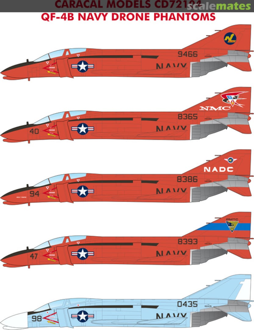 Boxart QF-4B Navy Drone Phantoms CD72104 Caracal Models