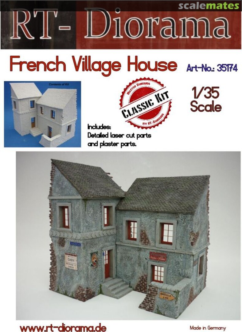 Boxart French Village House 35174 RT-Diorama