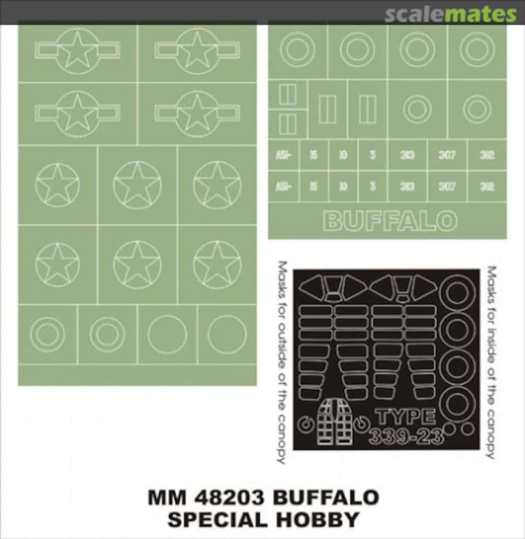 Boxart Brewster Buffalo 339-23 MM48203 Montex