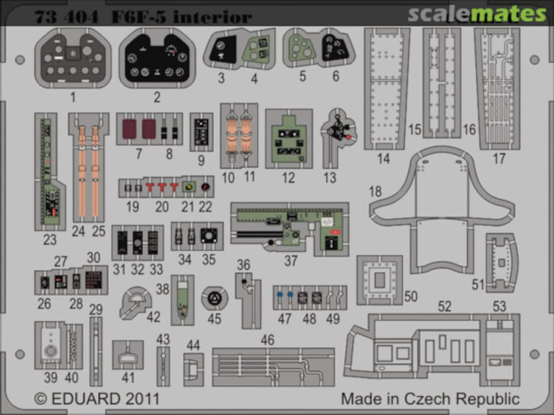 Boxart F6F-5 interior S. A. 73404 Eduard