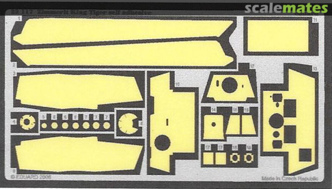 Boxart Zimmerit Tiger II Ausf. B 22117 Eduard