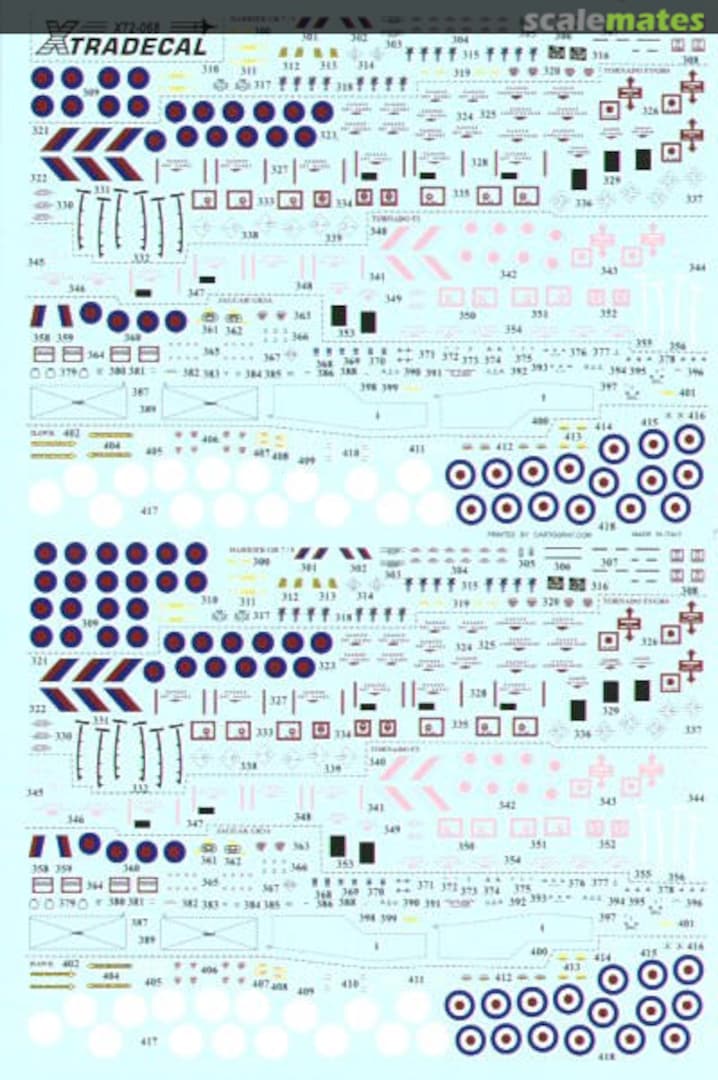 Boxart RAF Stencil Data and Roundels X72-068 Xtradecal