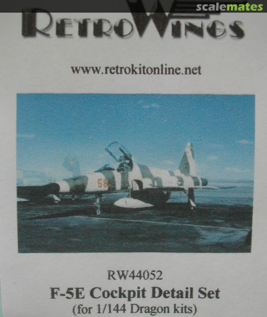 Boxart F-5E Cockpit RW44052 RetroWings