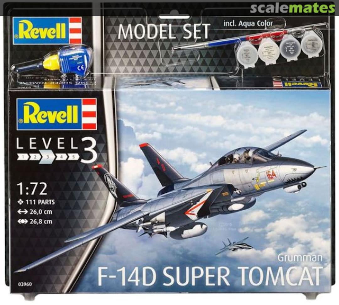 Boxart Grumman F-14D Super Tomcat 63960 Revell