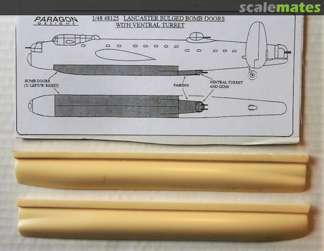 Boxart Lancaster Bulged Bomb Doors 48125 Paragon Designs