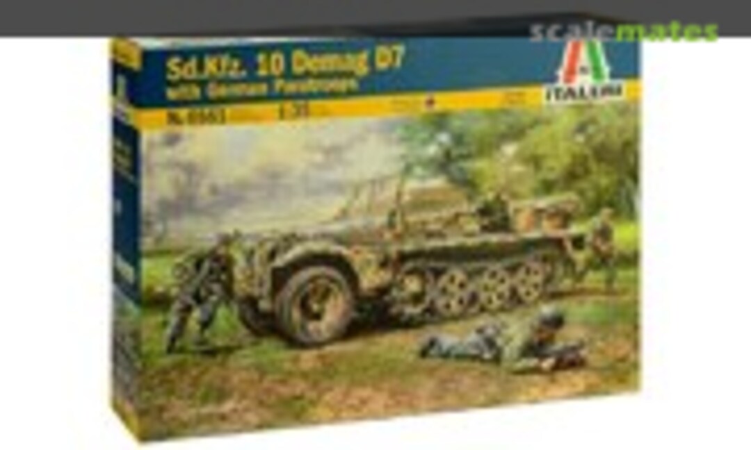 1:35 Sd.Kfz.10 Demag D7 with German Paratroopers (Italeri 6561)