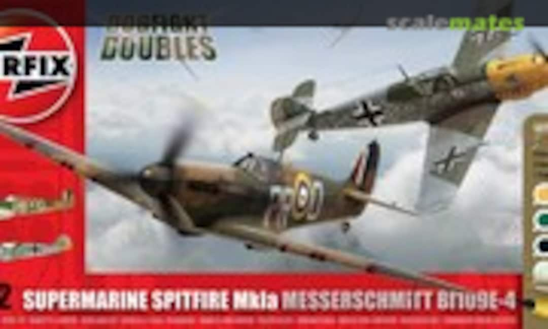 1:72 Supermarine Spitfire MkIA &amp; Messerschmitt Bf109E-4 (Airfix A50135)