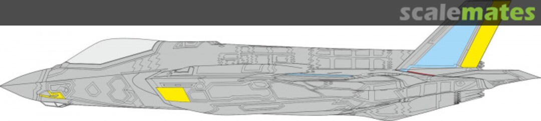 Boxart F-35A RAM panels late CX655 Eduard