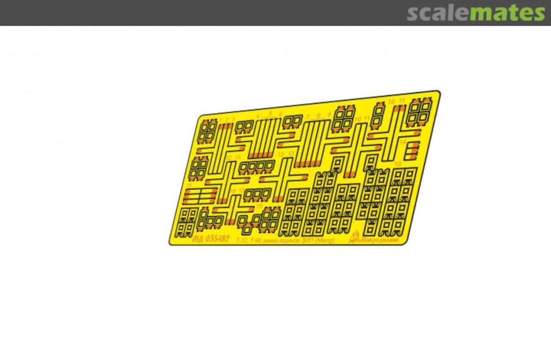 Boxart T-72/T-90 zip box straps MD 035482 Microdesign