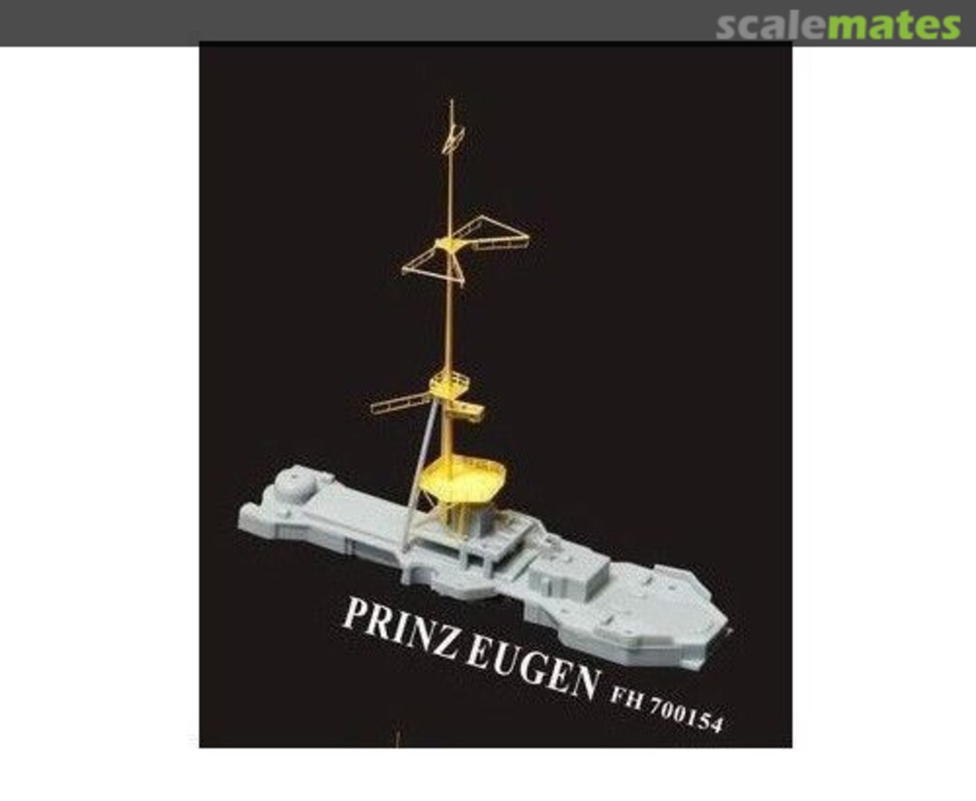 Boxart German Heavy Cruiser Prinz Eugen Metal Mast FH700154 FlyHawk Model