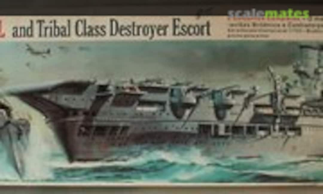 1:720 H.M.S. Ark Royal and Tribal Class Destroyer Escort (Revell H-483)