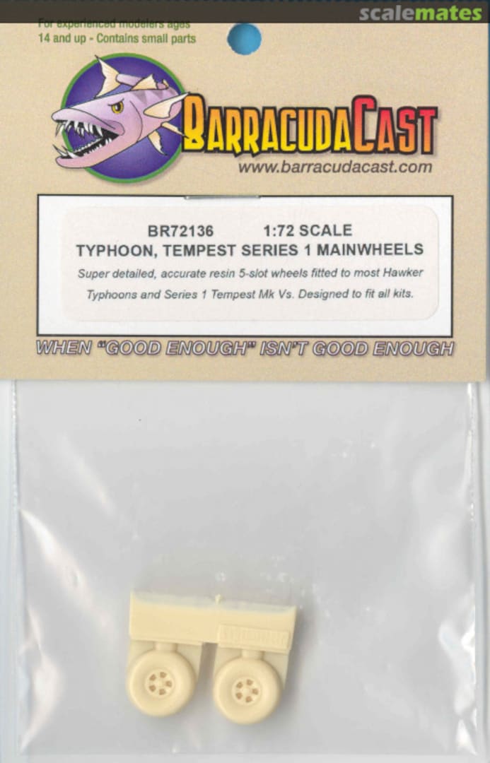 Boxart Typhoon, Tempest Series 1 Mainwheels BR72136 Barracuda Studios