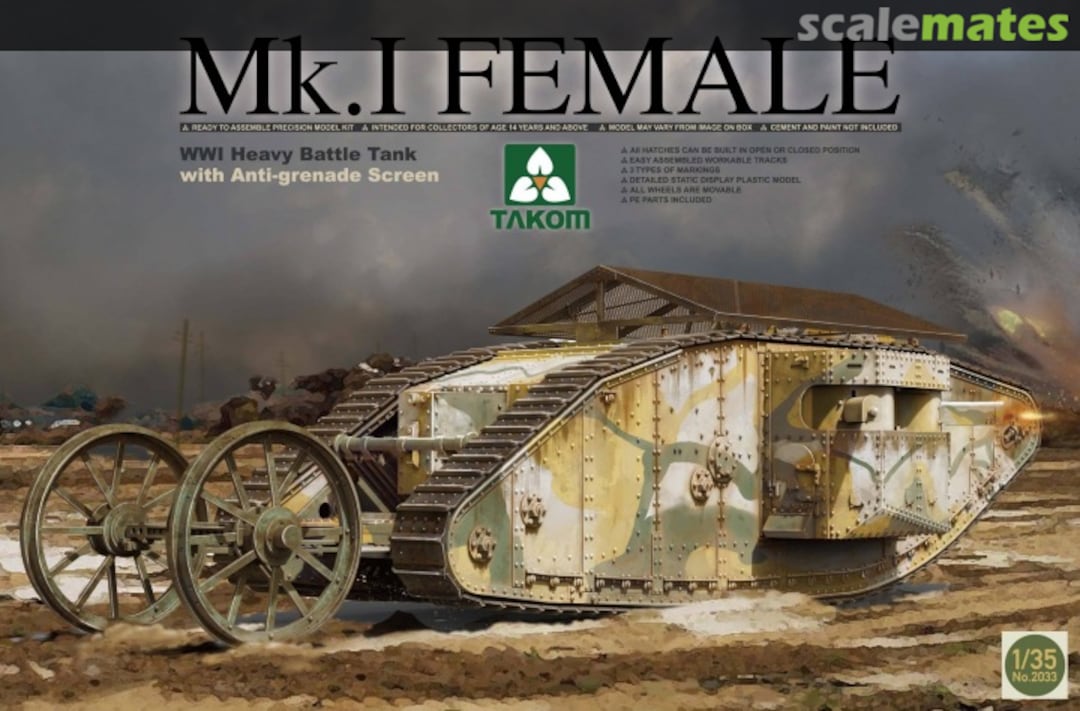 Boxart Mk.I Female 2033 Takom