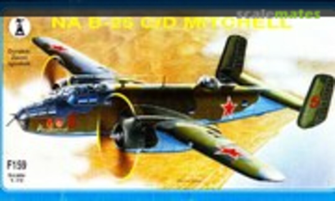 1:72 NA B-25 C/D Mitchell (DZI Donetsk Toy Plant (ДЗИ) F159)