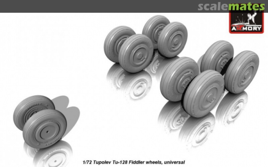 Boxart Tu-128 wheels AW72041 Armory