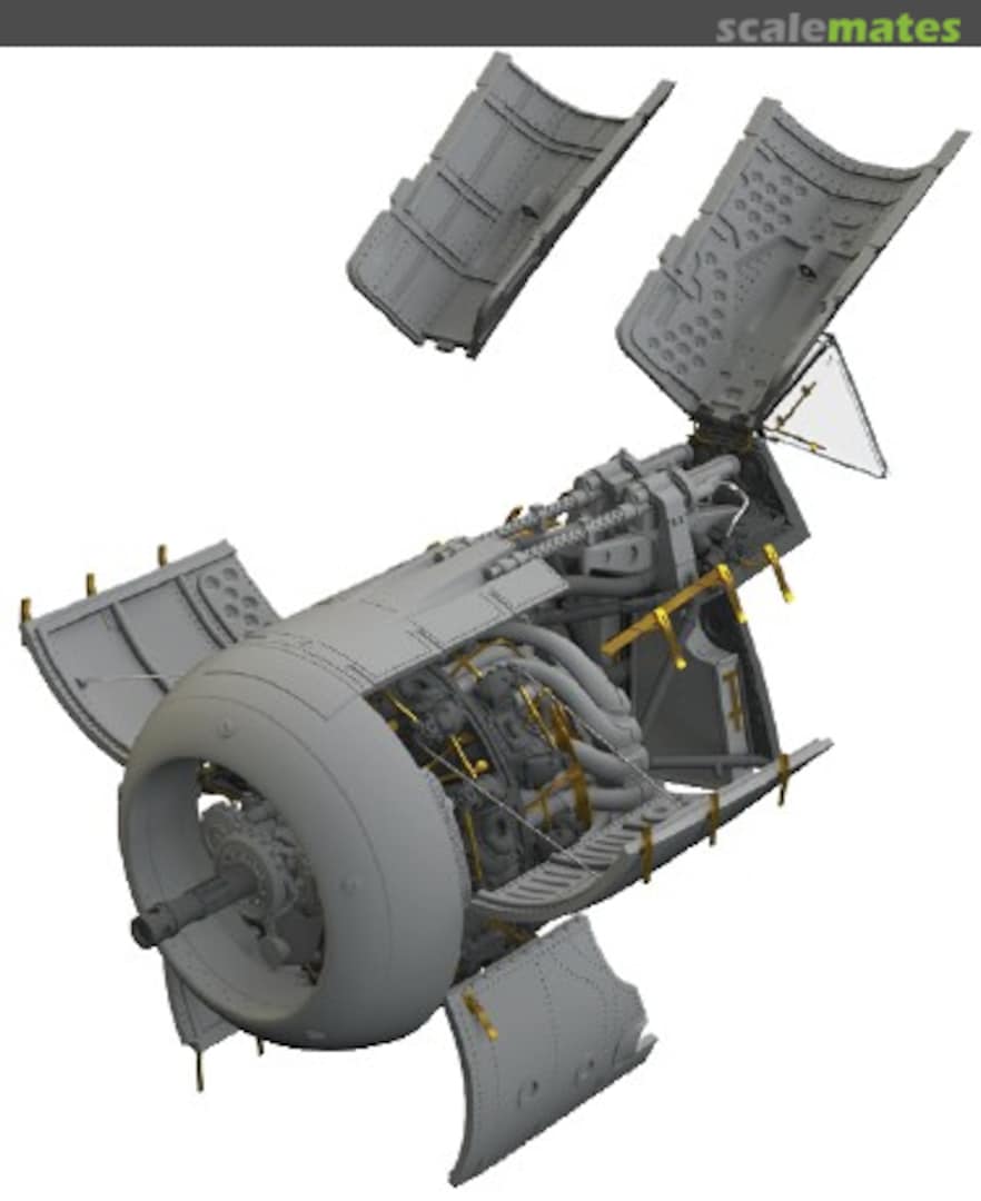 Boxart Fw 190A-5 engine & fuselage guns 648408 Eduard