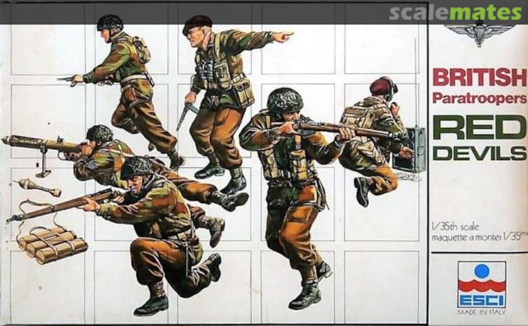 Boxart British Paratroopers Red Devils 5002 ESCI