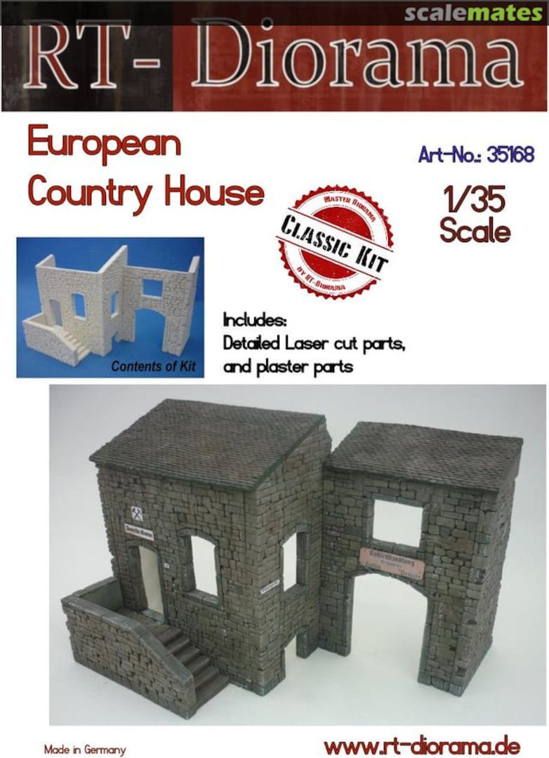 Boxart European Country House 35168 RT-Diorama