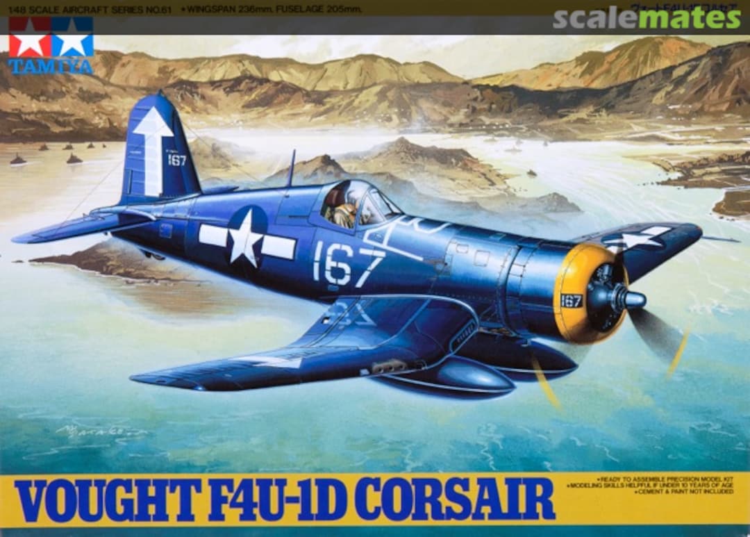 Boxart Vought F4U-1D Corsair 61061 Tamiya